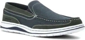 Sebago Men's Hartland Slip On (8 M in Navy Canvas/Nubuck)