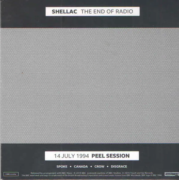 Shellac – The End Of Radio 2x CD