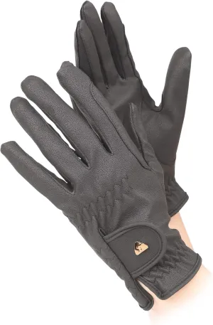 Shires Aubrion PU Riding Work Horse Riding Non-Slip Synthetic Leather Gloves