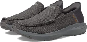 Skechers Men's Parson-Ralven 204804 Moc Toe Slip-Ins, Grey, 15