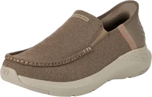 Skechers USA Men's Men's Parson-Ralven 204804 Moc Toe Slip-Ins, Taupe, 11