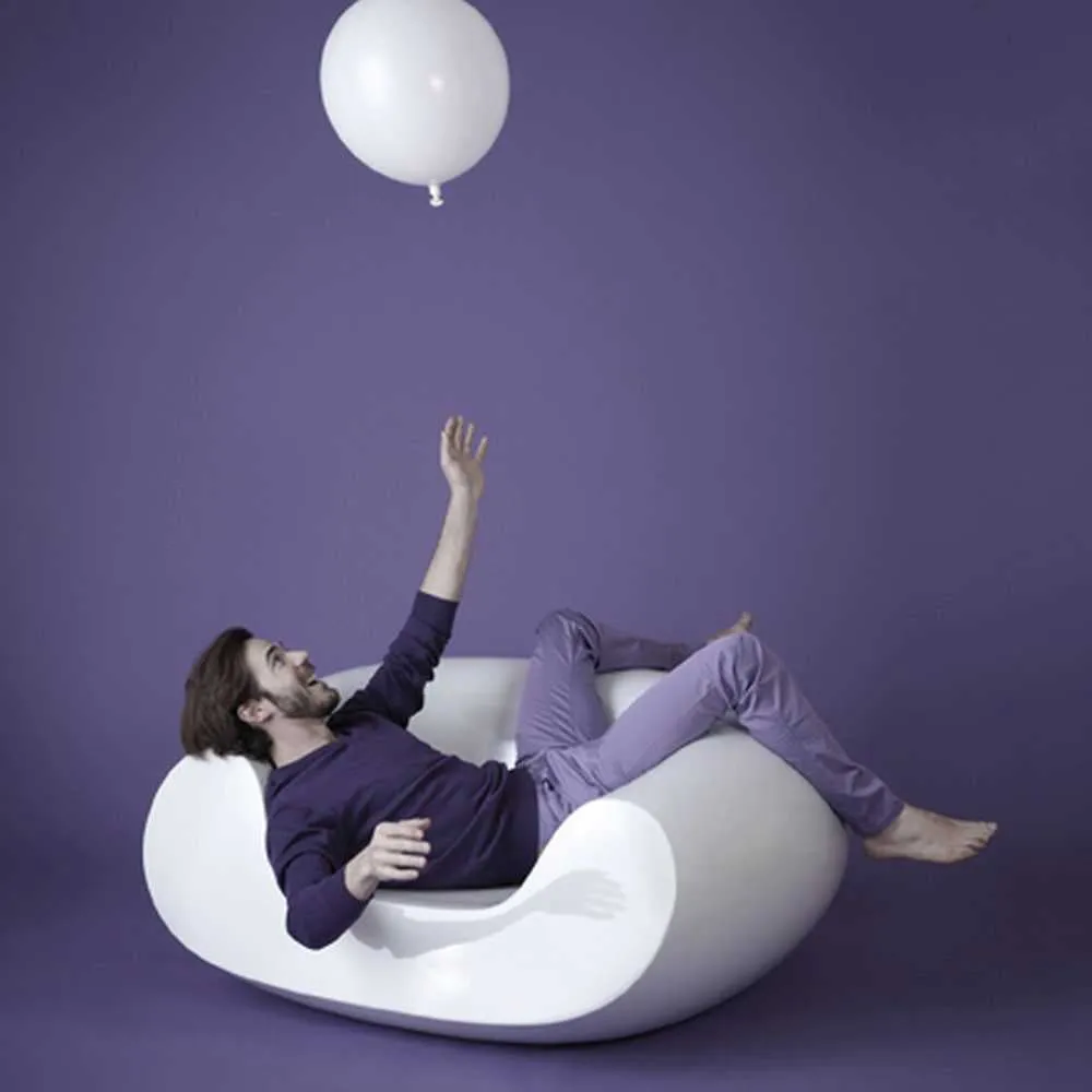 Slide Chubby Armchair Polyethylene by Marcel Wanders