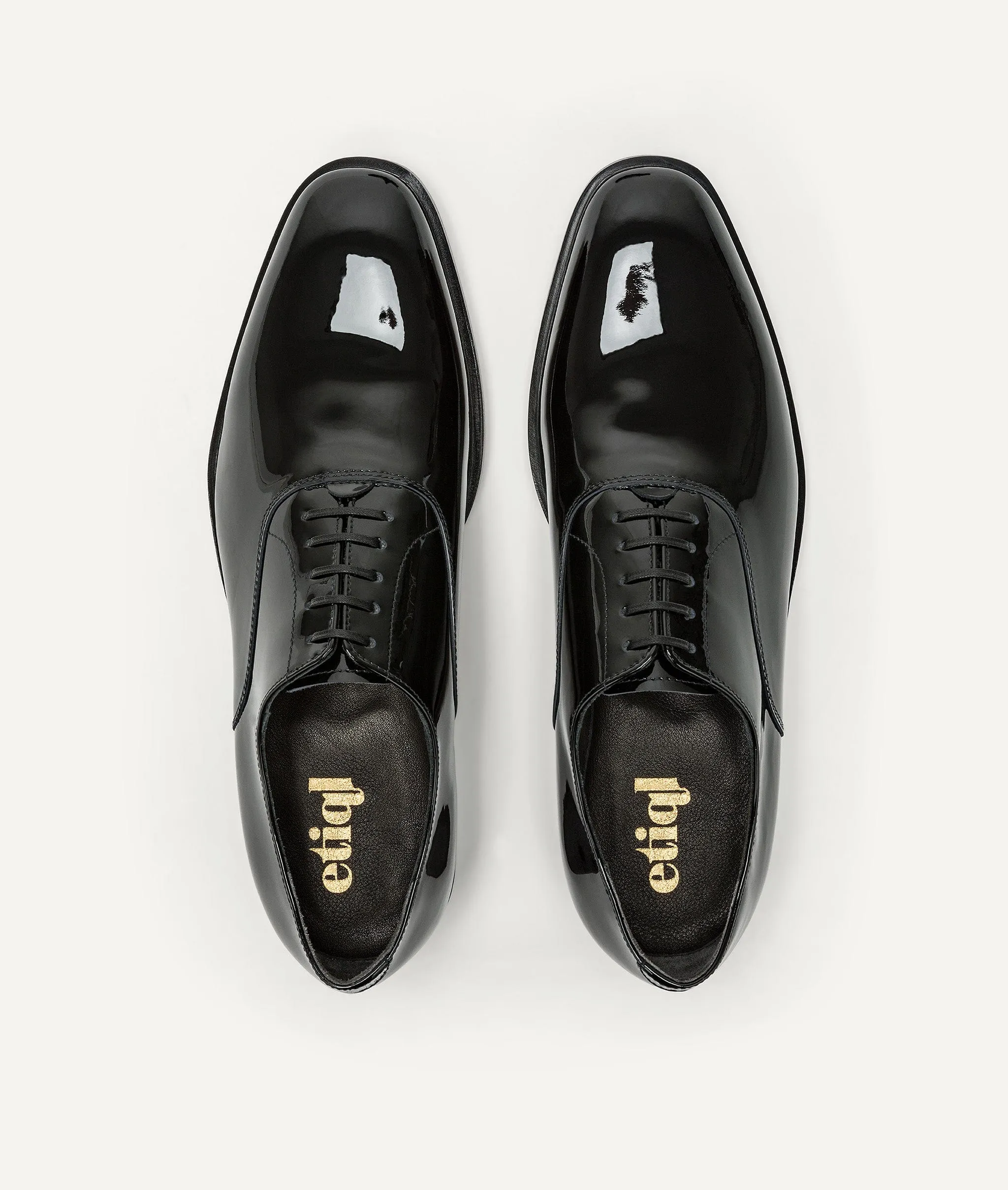 Smoking Oxford in Patent Leather