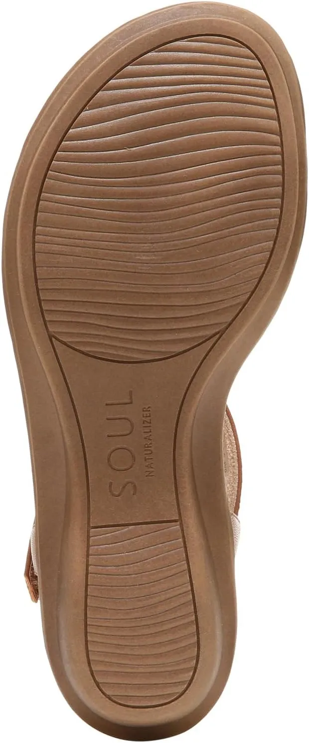 SOUL Naturalizer Women's Solo Ankle Strap Casual Sandal