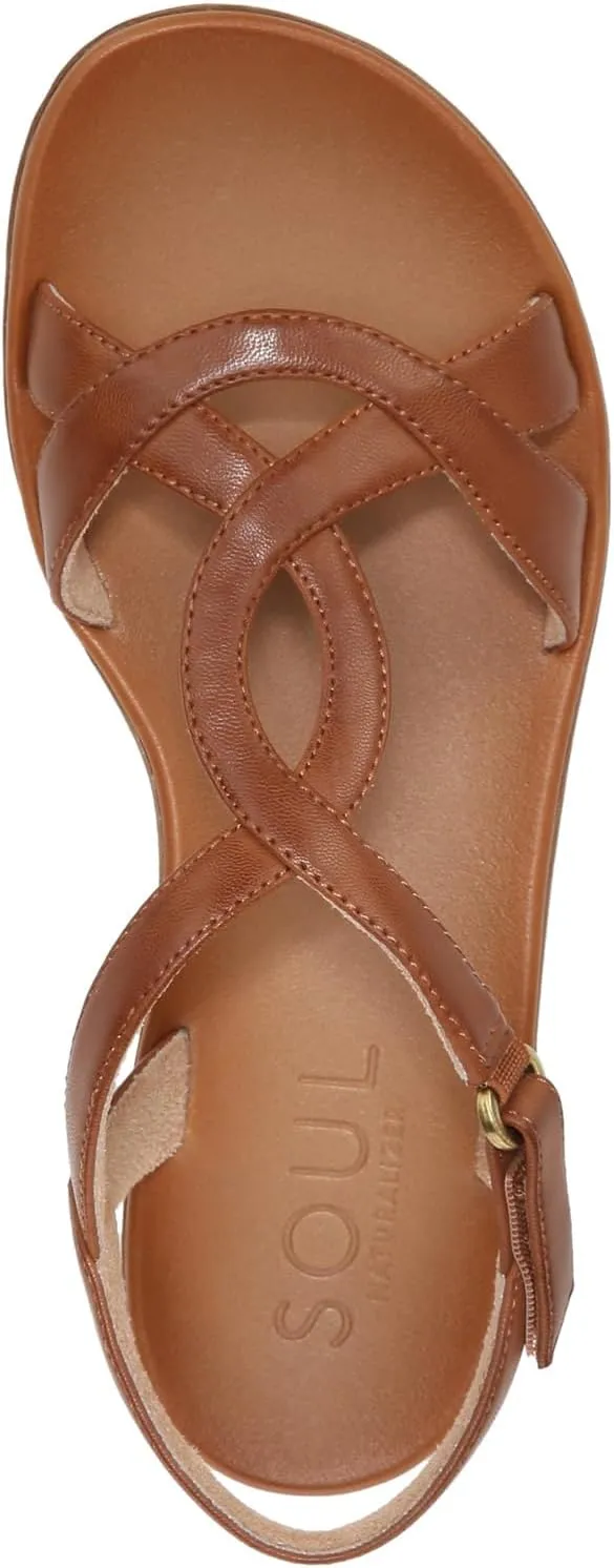 SOUL Naturalizer Women's Solo Ankle Strap Casual Sandal