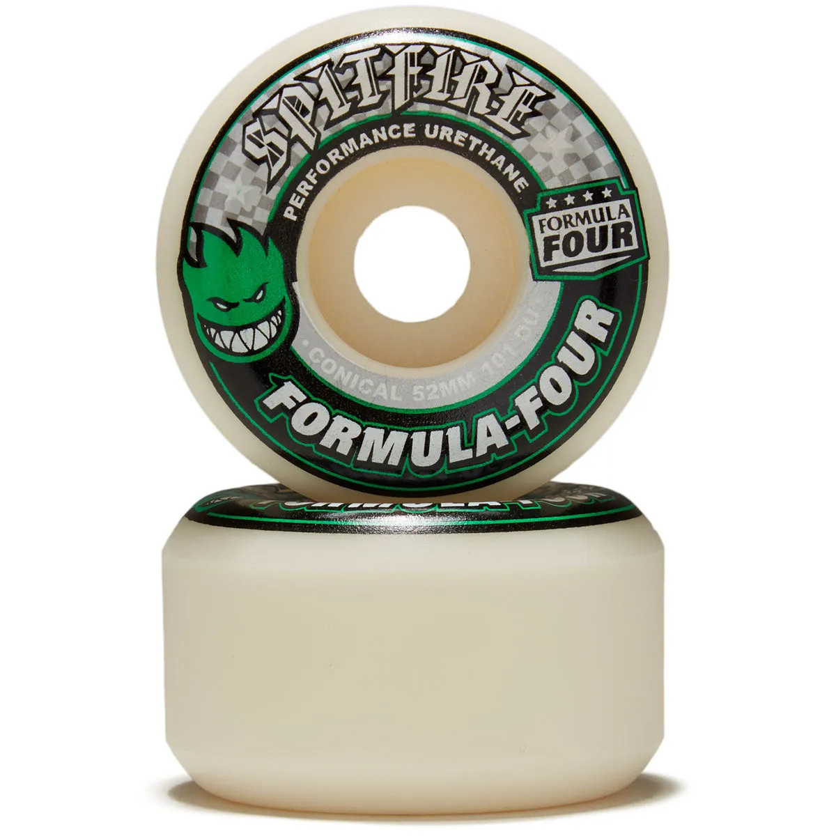 SPITFIRE F4 CONICAL 52MM 101 DURO SKATEBOARD WHEELS