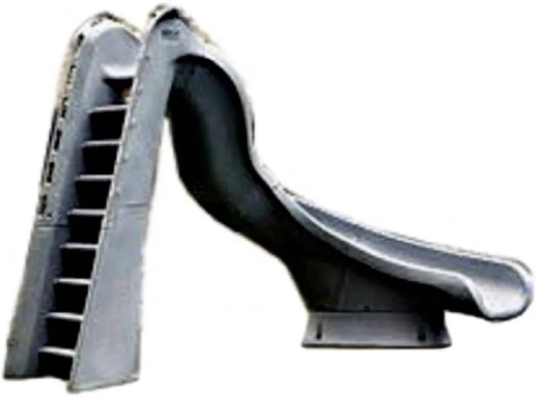 S.R. Smith 688-209-58224 TurboTwister Left Curve Pool Slide, Gray Granite