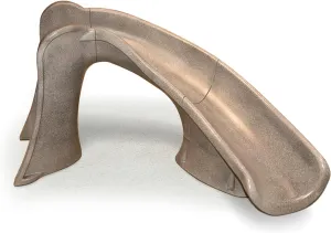 S.R.Smith 698-209-58123 Cyclone Right Curve Pool Slide, Sandstone