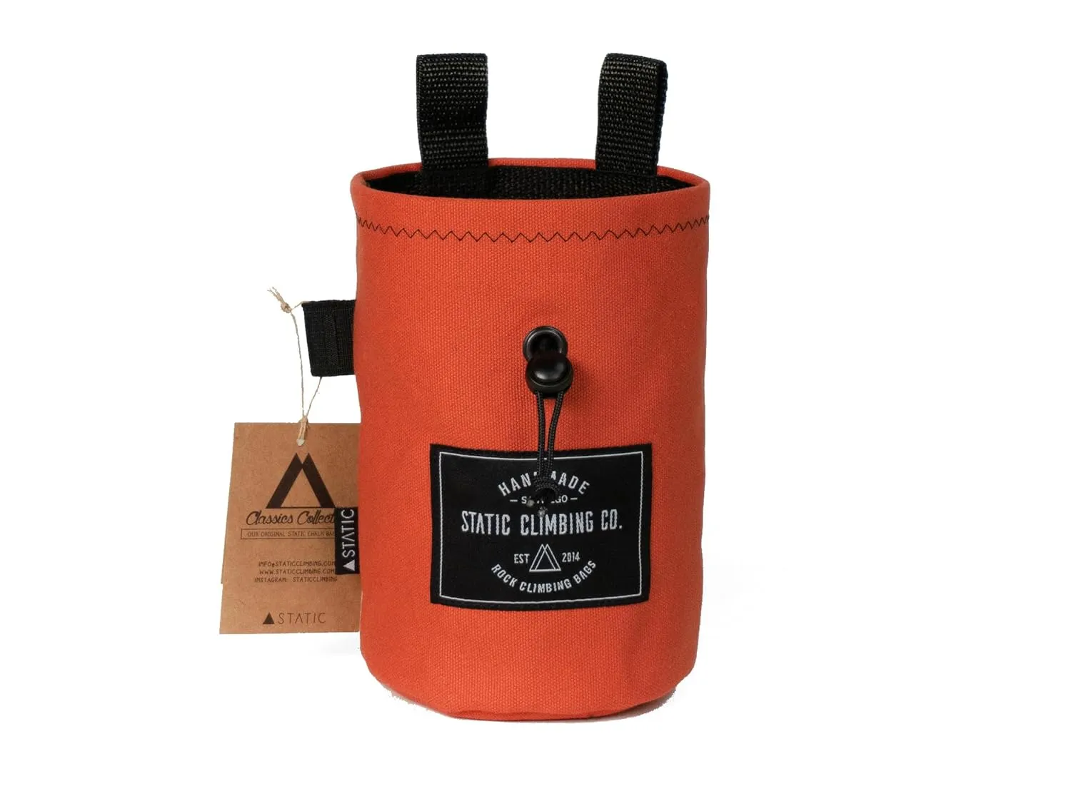 STATIC Canvas Chalk Bag | SALMON