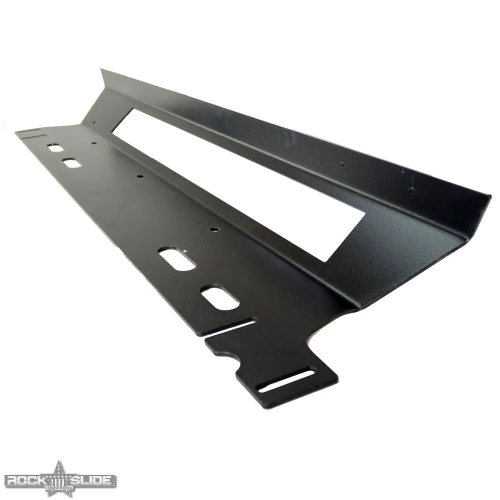 Step Slider Skid Plate Kit for 2007-18 Jeep JK 2 Door Rock Slide Engineering - AX-SS-SP-JK2