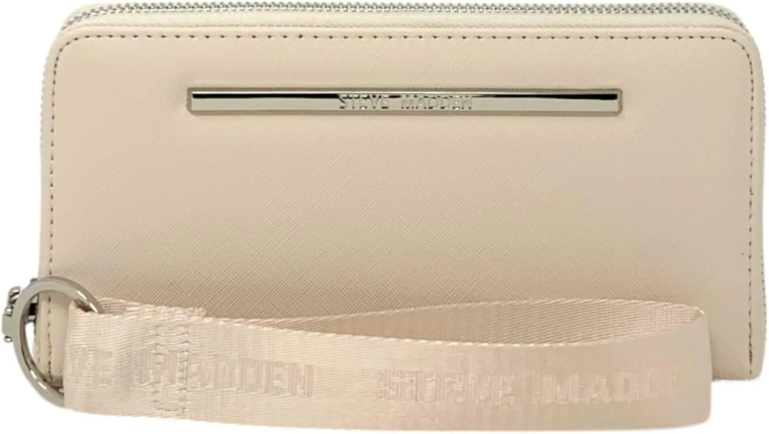 Steve Madden Bzip-Web Zip Around Wristlet