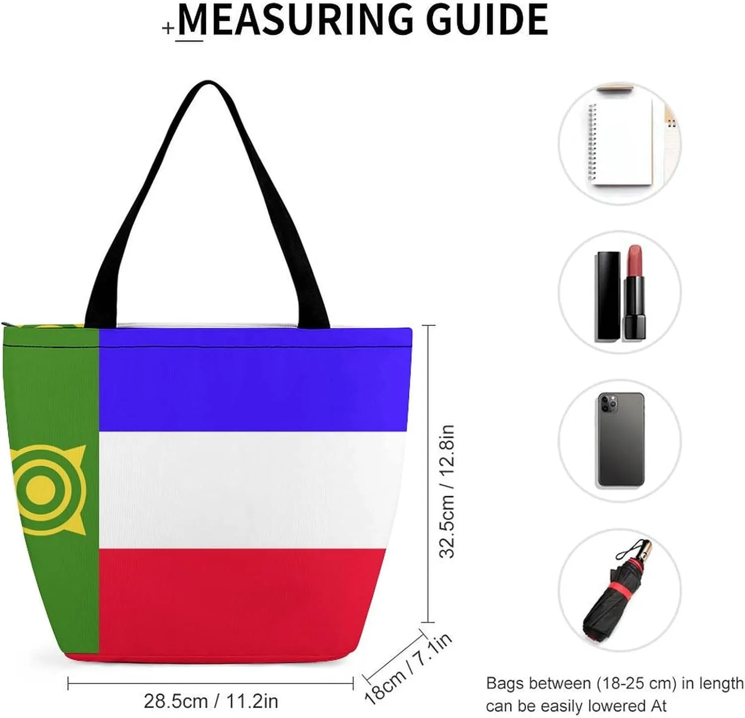 Stylish Cape Verde Flag Women's Practical Tote Handbag for Work and Casual Outings