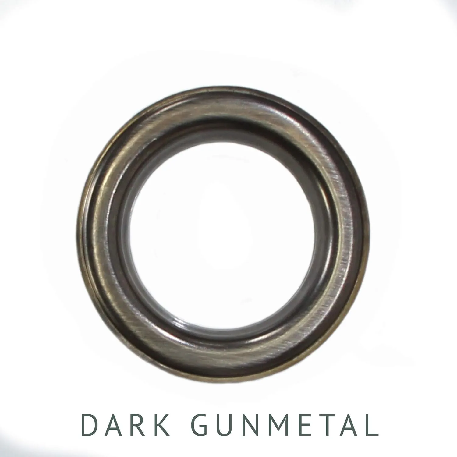 Sunbrella Canvas Rust Outdoor Curtain with Dark Gunmetal Grommets 50 in. Wide x 120 in. Long