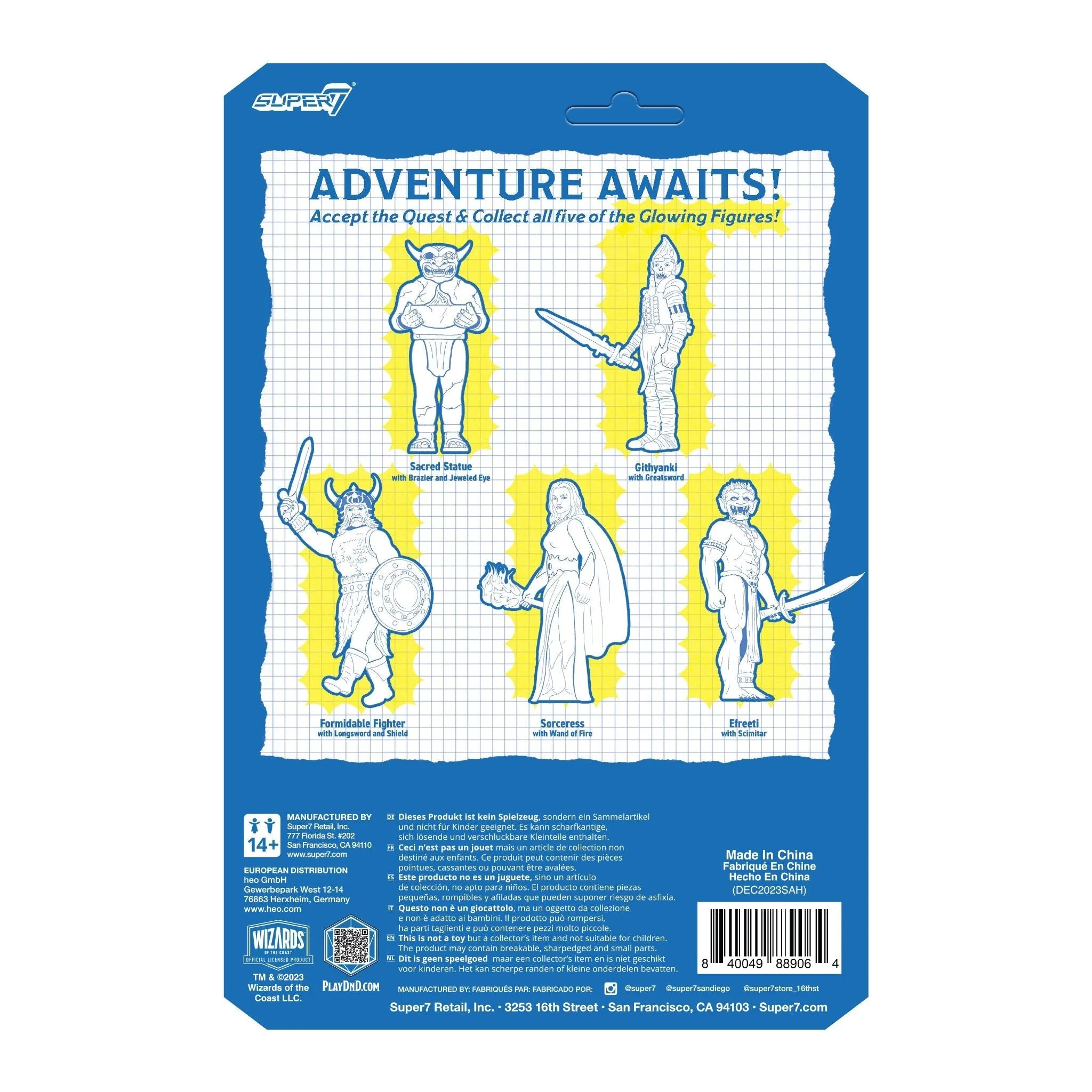 Super7 x DUNGEONS & DRAGONS - Efreeti (GLOW-IN-THE-DARK) ReAction Figure