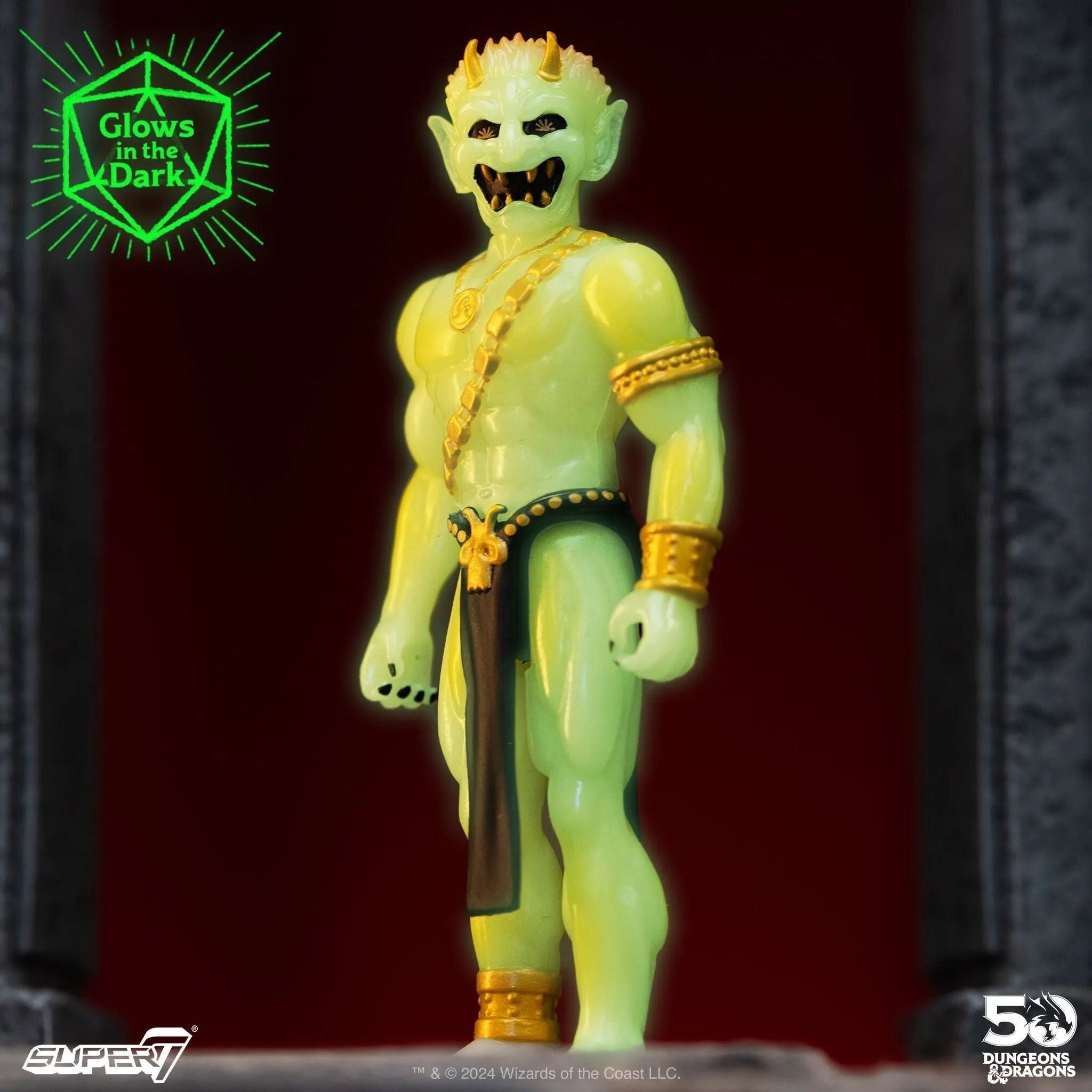 Super7 x DUNGEONS & DRAGONS - Efreeti (GLOW-IN-THE-DARK) ReAction Figure