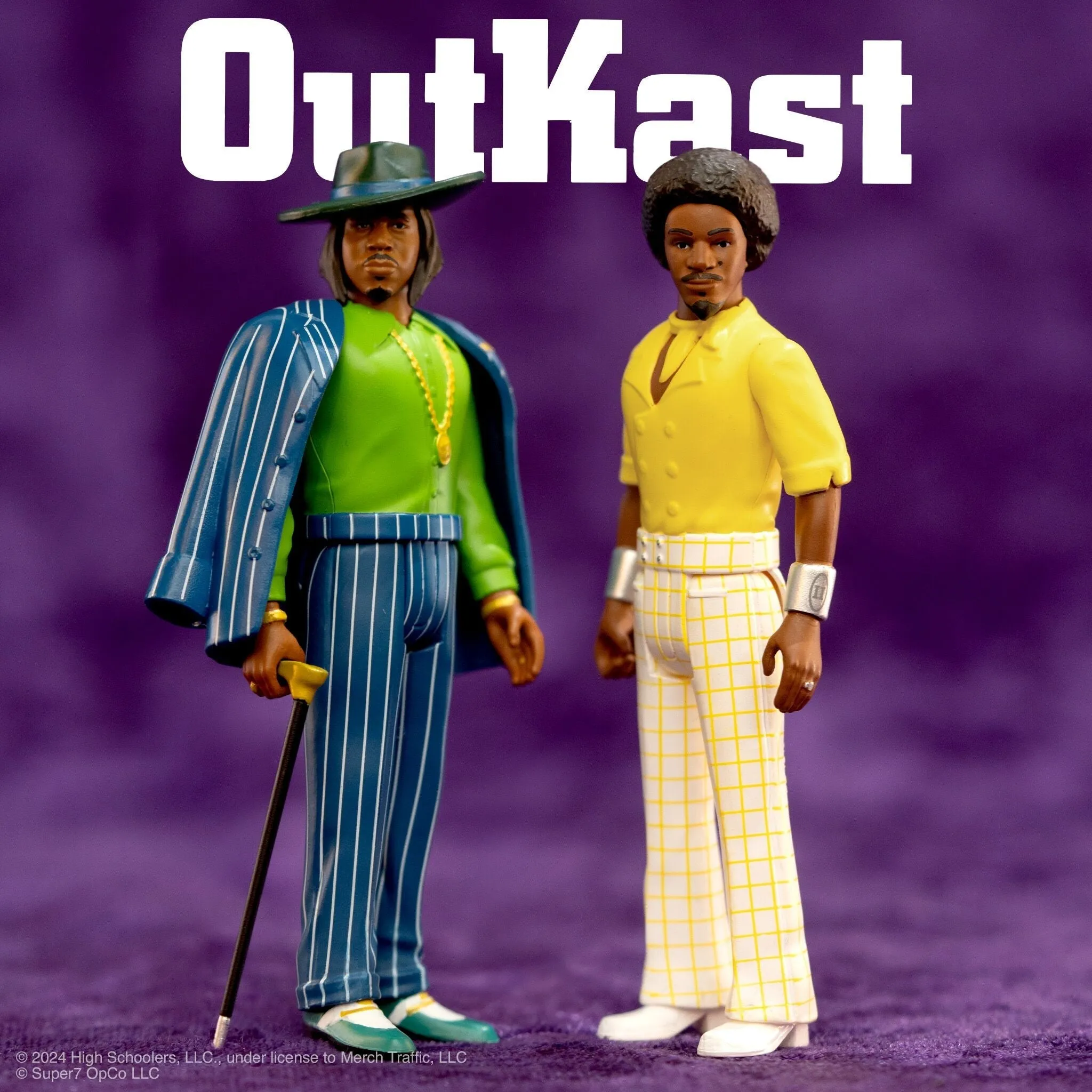 Super7 x Outkast - Andre 3000 - Big Boi (Aquemini) ReAction Figures