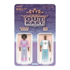 Super7 x Outkast - Andre 3000 - Big Boi (Big Boi & Dre Present) ReAction Figures