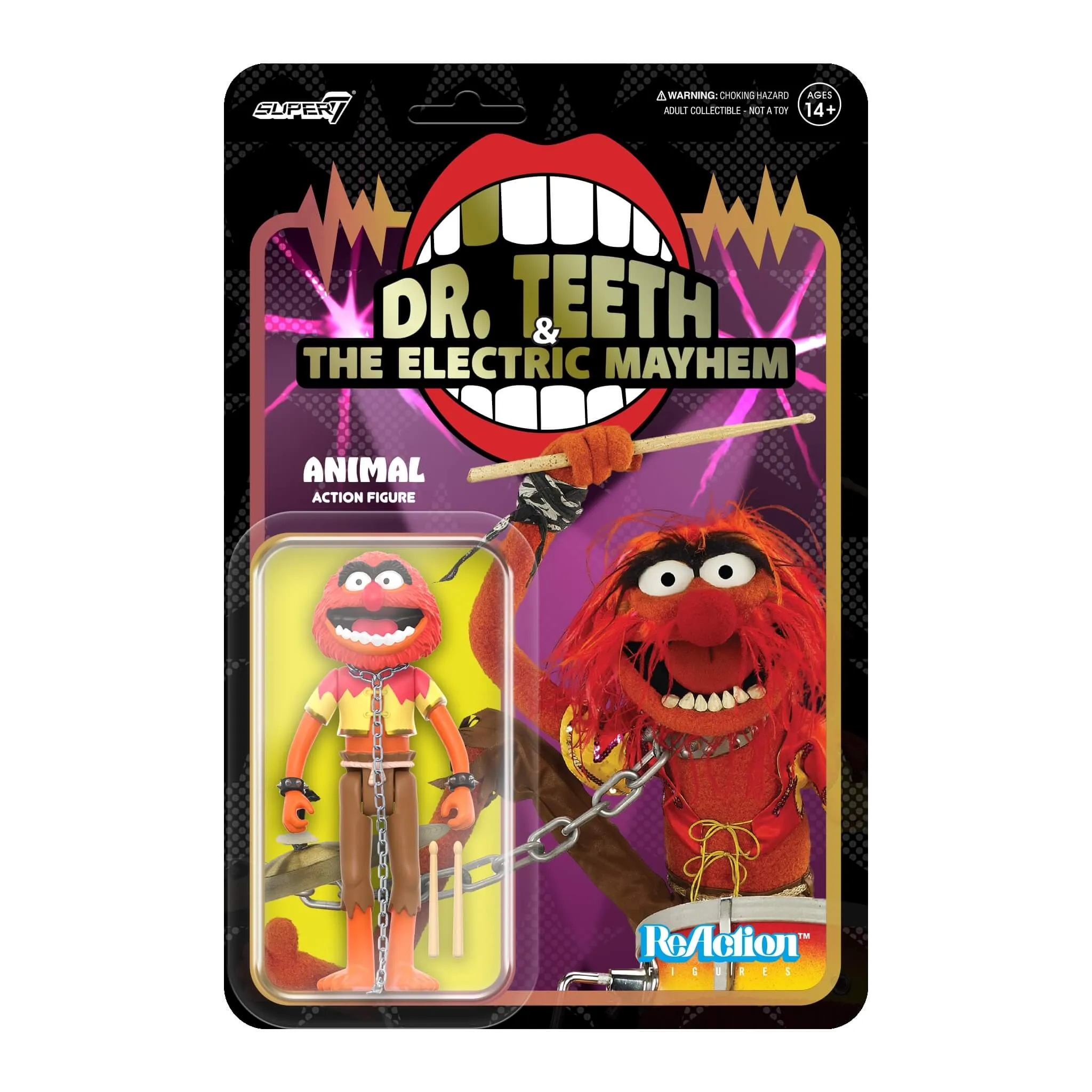Super7 x The Muppets - Electric Mayhem Band 6x ReAction Figure Set