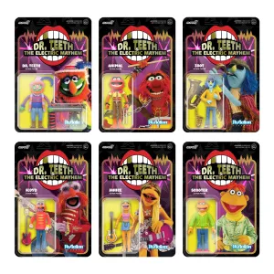Super7 x The Muppets - Electric Mayhem Band 6x ReAction Figure Set