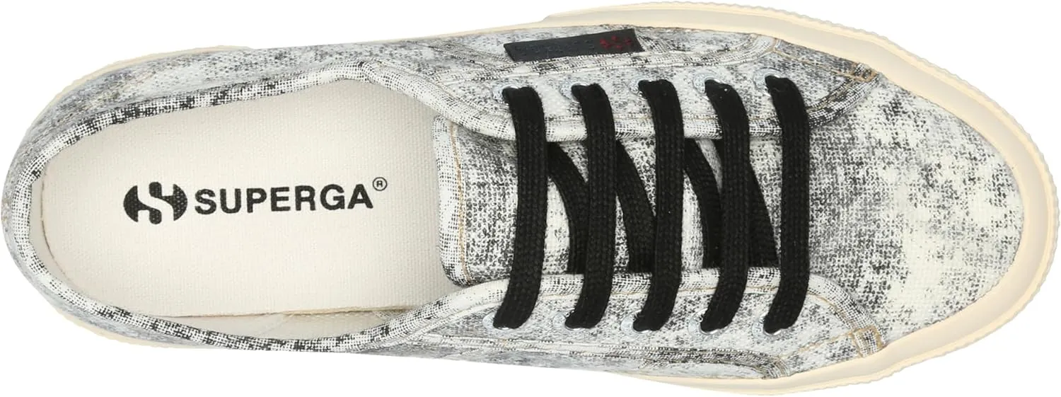 Superga Women's 2750 Cotton Denim Destroyed Sneaker