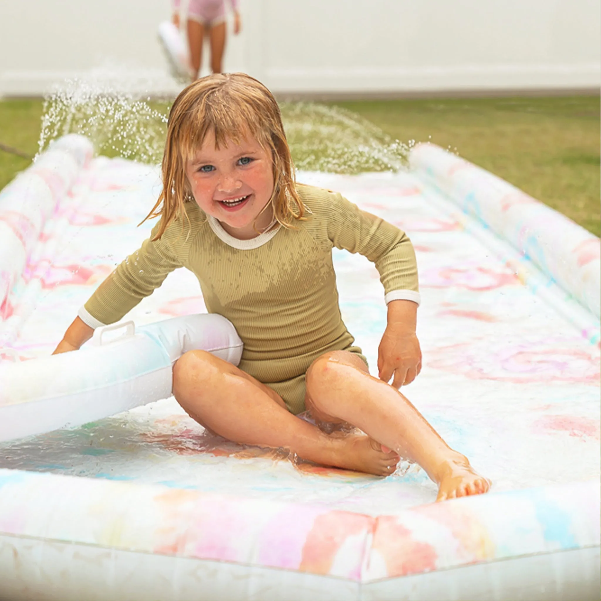 Tie Dye Slip Slide Boogie Board Set