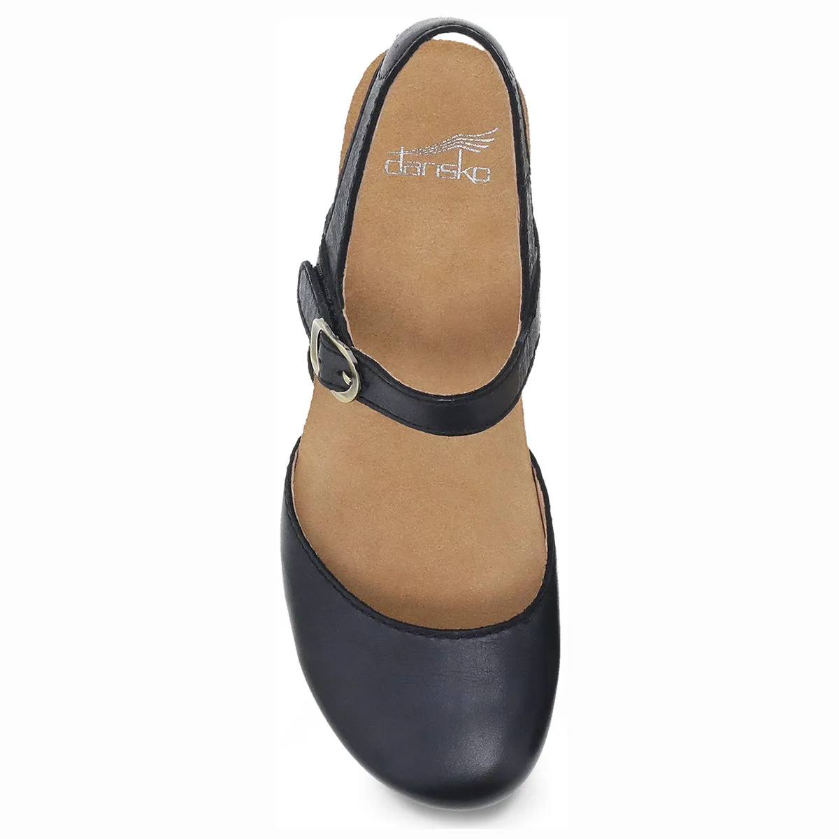 Tiffani Black Milled Burnished Mary Jane Sandal