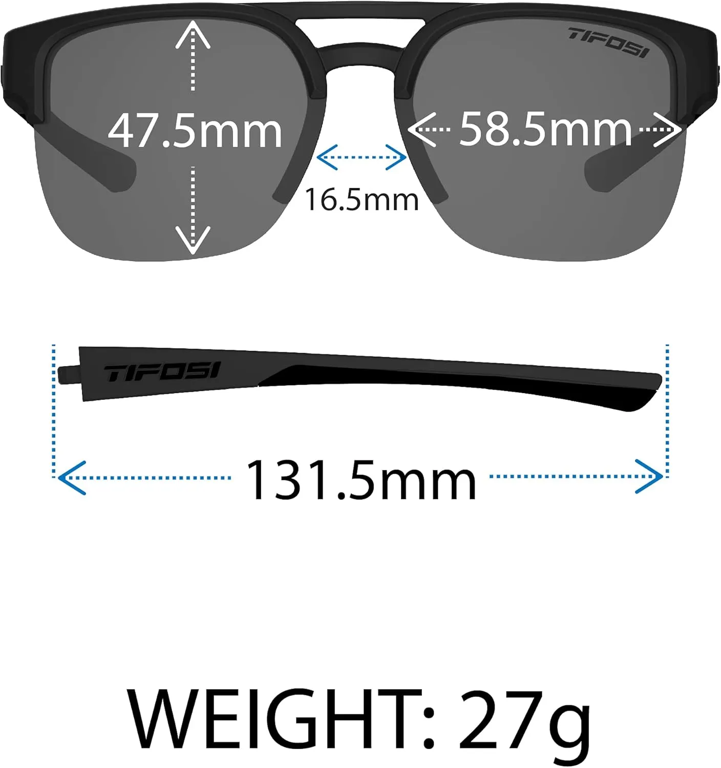 Tifosi Salvo Sport Sunglasses - Ideal For Fishing, Hiking, Running, Active Lifestyle And Trendy Looks