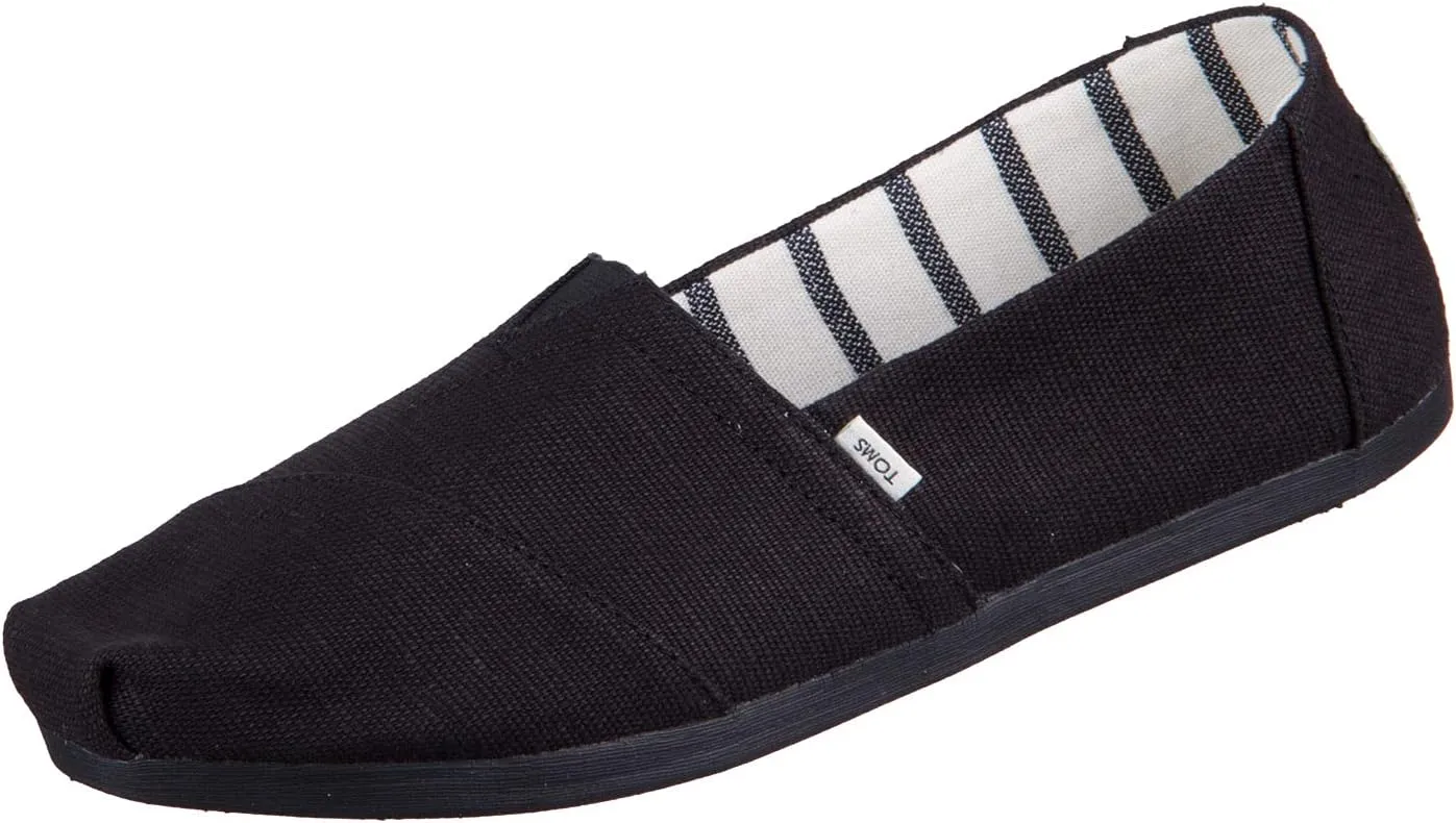 TOMS Alpargata CloudBound Black/Black Heritage Canvas 9 B (M)