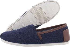 TOMS Men's The Alpargata Shoes Dark Denim/Trim 13