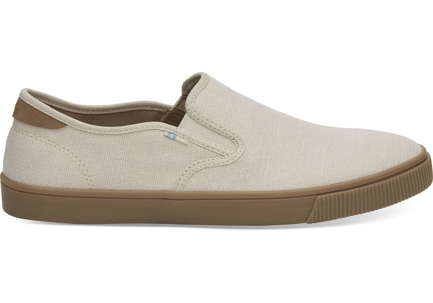 TOMS Men's Topanga Collection Baja Birch Heritage Canvas Gum Slip-Ons