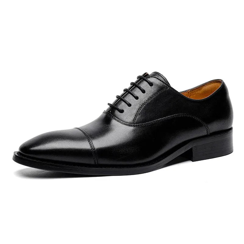 TREKHE | Timeless Oxford Dress Shoe – Genuine Leather Classic