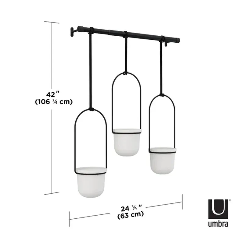 Triflora 3-Piece Hanging Planter