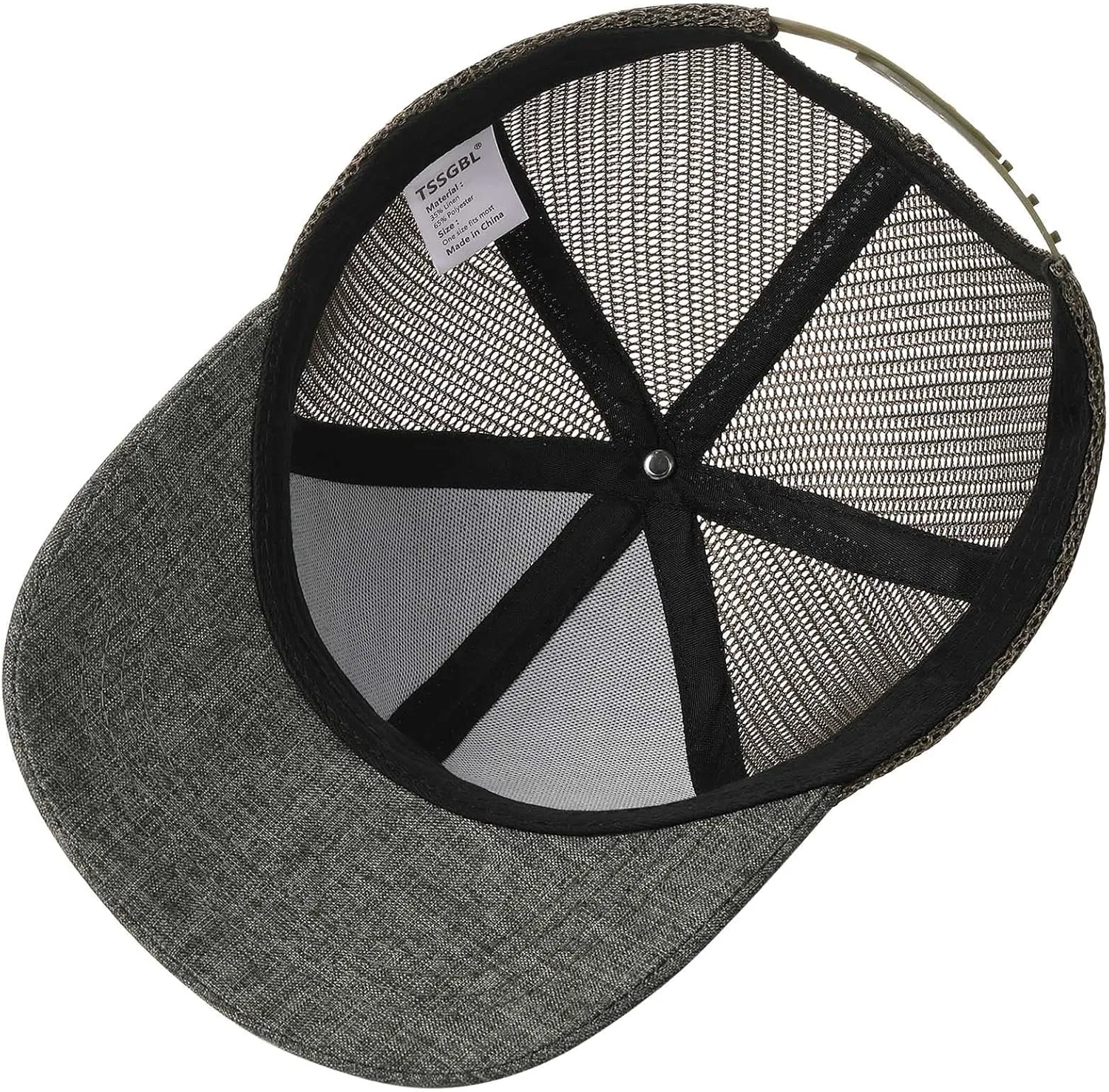 TSSGBL M, L, XL, XXL Snapback Trucker Hats Baseball Caps Adjustable Blank Mesh Back Ball Caps for Men Women