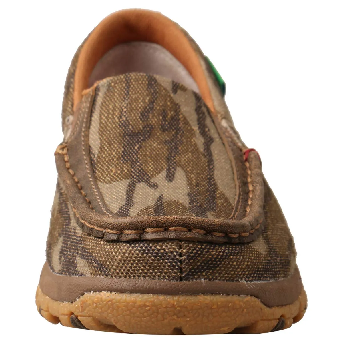 Twisted X Women's Handcrafted Comfort Casual Lightweight Walking Slip-on Driving Moccasins CellStretch, Mossy Oak Camo, Size 9.5, WXC0010, WXC0010, WXC0010, WXC0010
