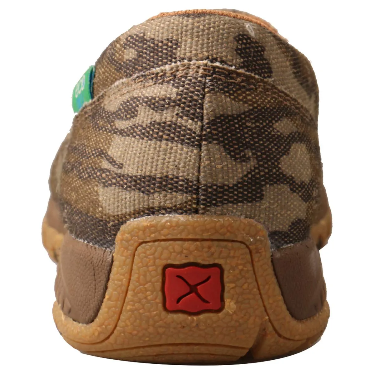 Twisted X Women's Handcrafted Comfort Casual Lightweight Walking Slip-on Driving Moccasins CellStretch, Mossy Oak Camo, Size 9.5, WXC0010, WXC0010, WXC0010, WXC0010