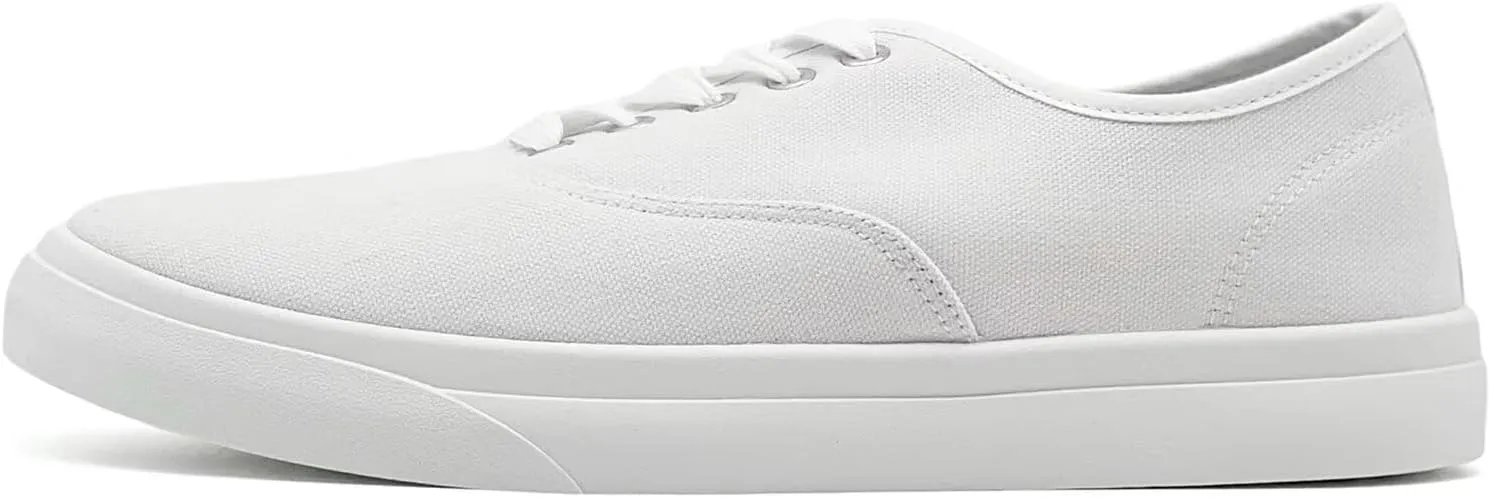 Unisex Low Top Canvas Shoes, Lace-up Canvas Sneakers, Womens Canvas Slip On Shoes, Casual Tennis Shoes for Men - Multiple Colors - Full Size