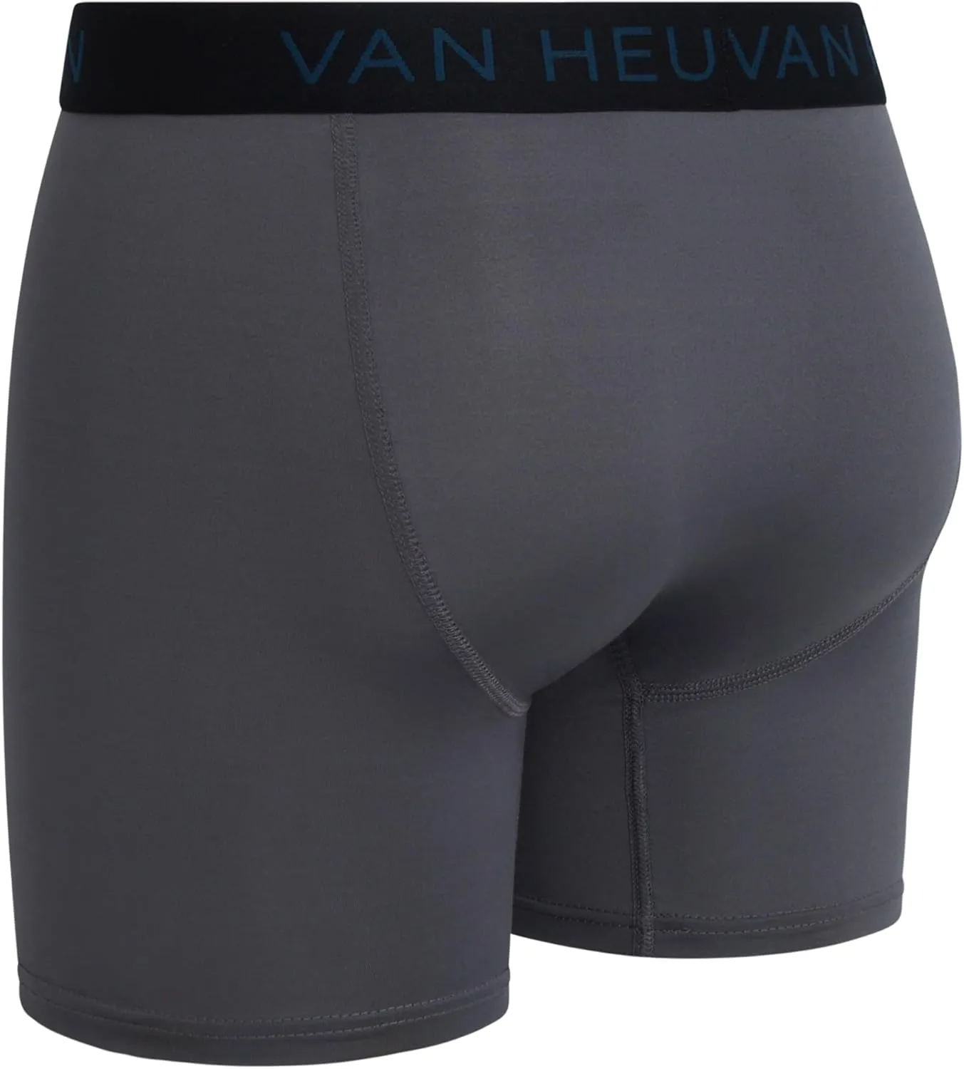 Van Heusen Men's Boxer Briefs - 6 Pack Sport Soft Performance Moisture Wicking Boxers - Breathable Underwear for Men (S-XL)