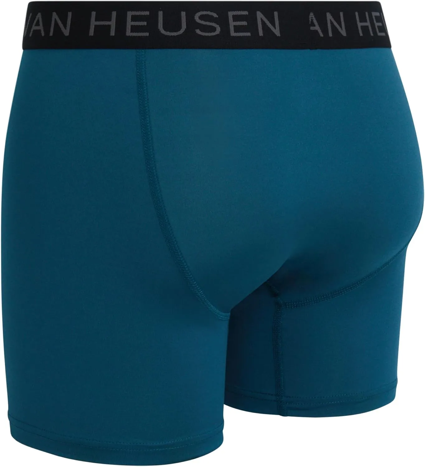 Van Heusen Men's Boxer Briefs - 6 Pack Sport Soft Performance Moisture Wicking Boxers - Breathable Underwear for Men (S-XL)