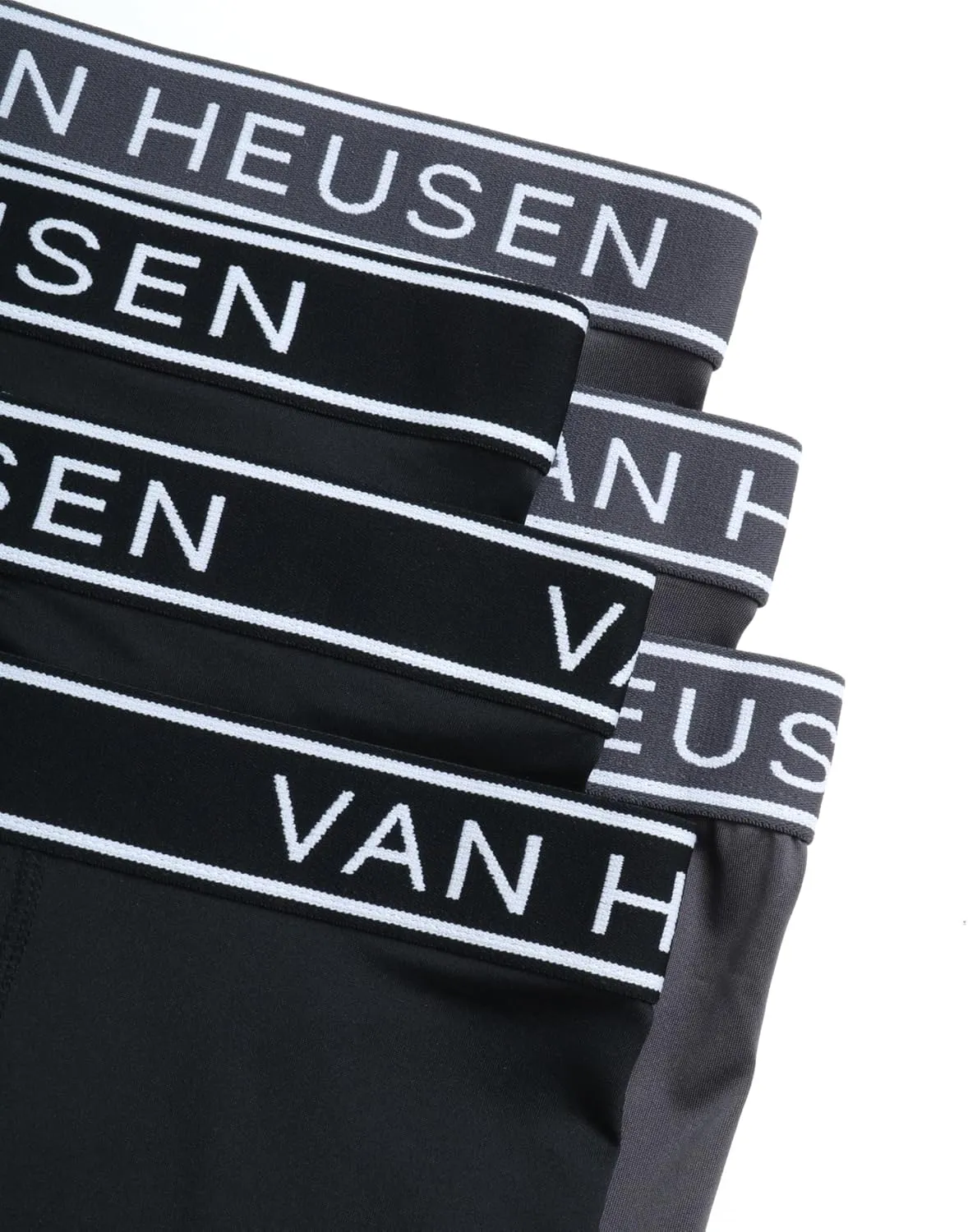 Van Heusen Men's Boxer Briefs - 6 Pack Sport Soft Performance Moisture Wicking Boxers - Breathable Underwear for Men (S-XL)