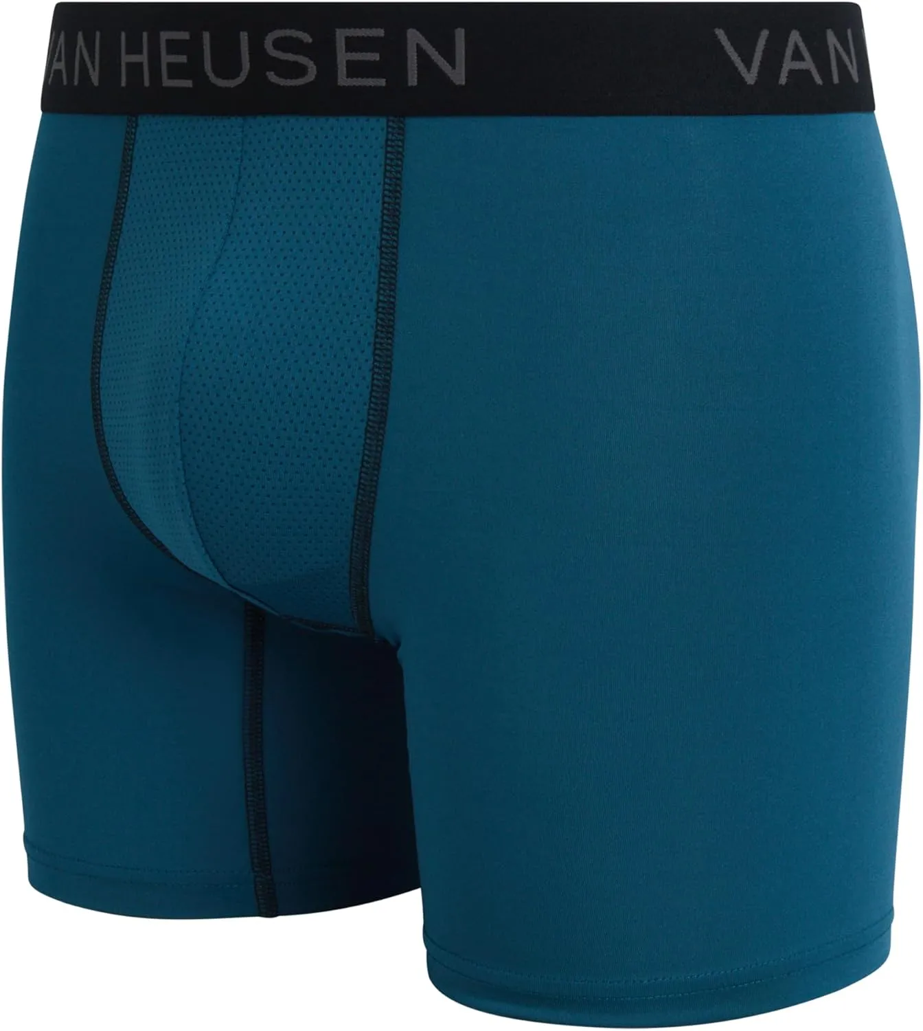 Van Heusen Men's Boxer Briefs - 6 Pack Sport Soft Performance Moisture Wicking Boxers - Breathable Underwear for Men (S-XL)