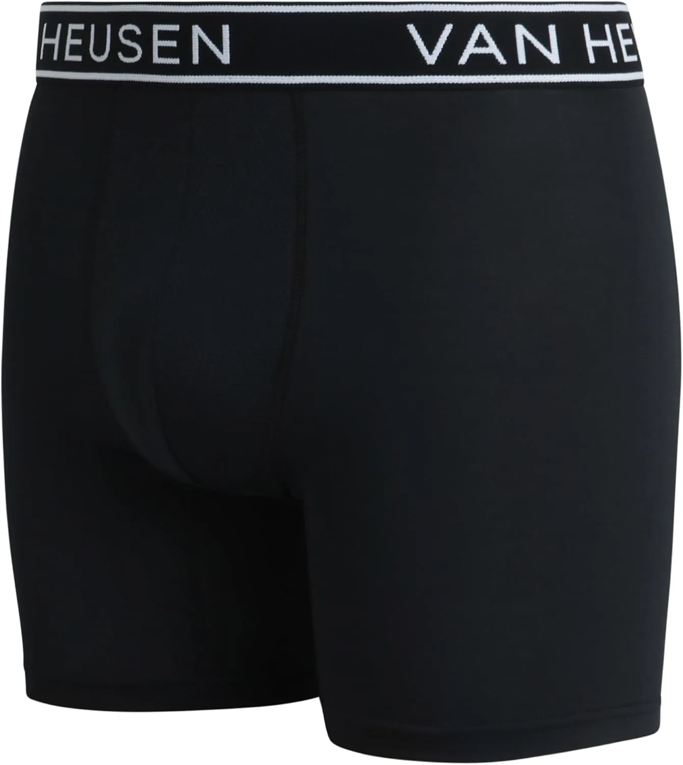 Van Heusen Men's Boxer Briefs - 6 Pack Sport Soft Performance Moisture Wicking Boxers - Breathable Underwear for Men (S-XL)