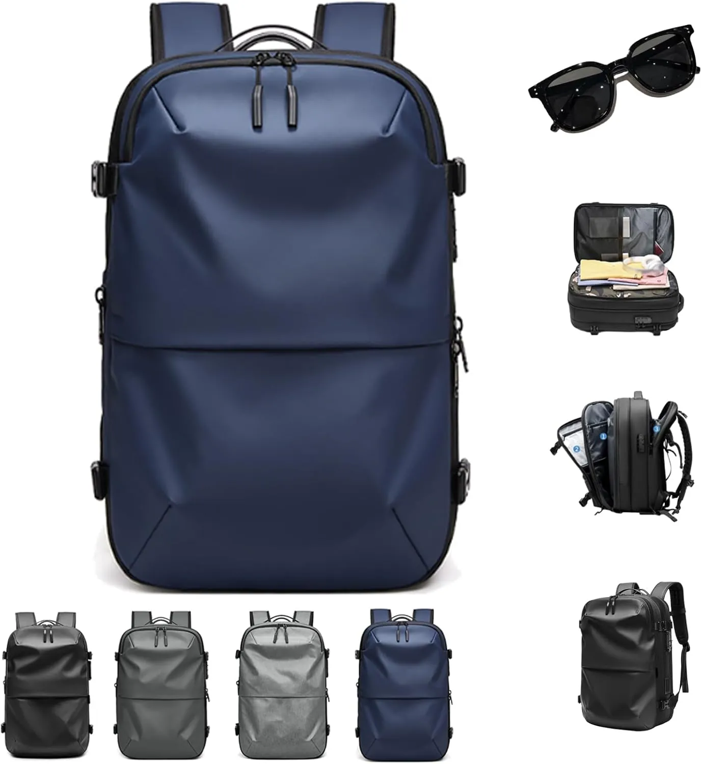 Veloutte Travel Backpack, Veloussette Space Bag, Velouette Space Bag, Vacpack Backpack with Vacuum, Travel Smart with Vacuum Compression & Waterproof Design (B)