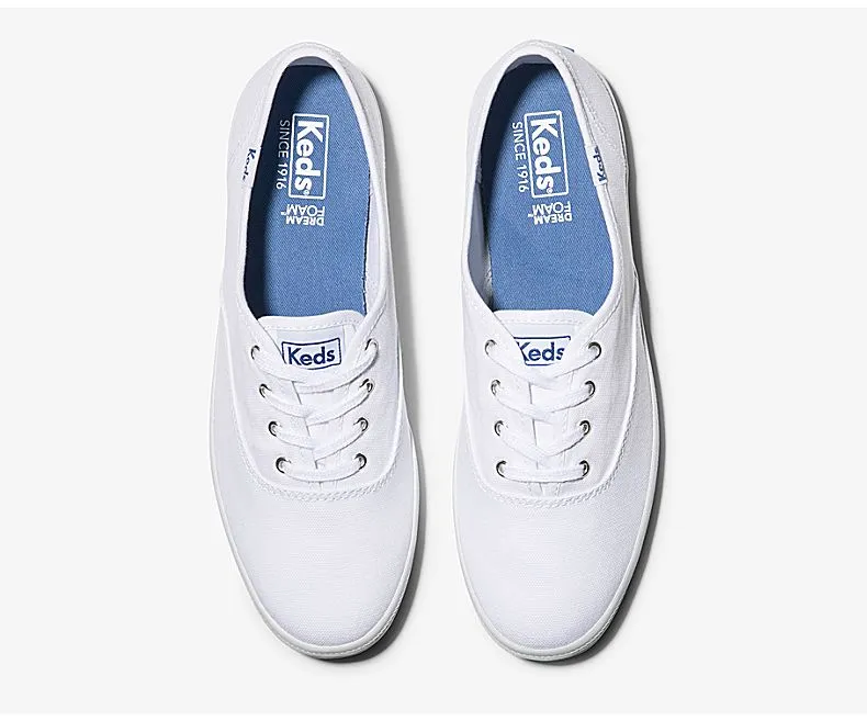 Women's Champion Originals Canvas White Wide Fit