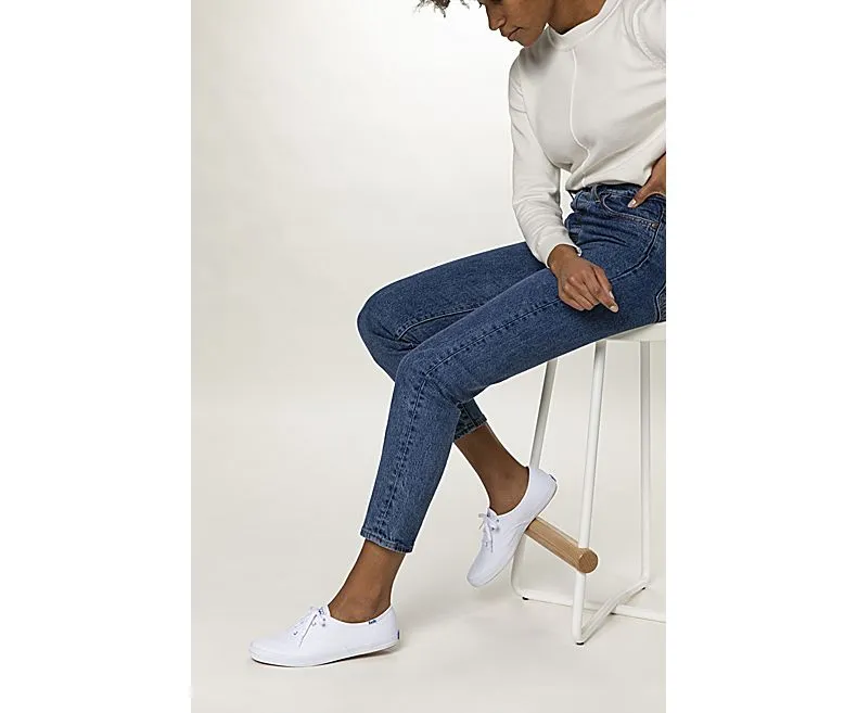 Women's Champion Originals Canvas White Wide Fit