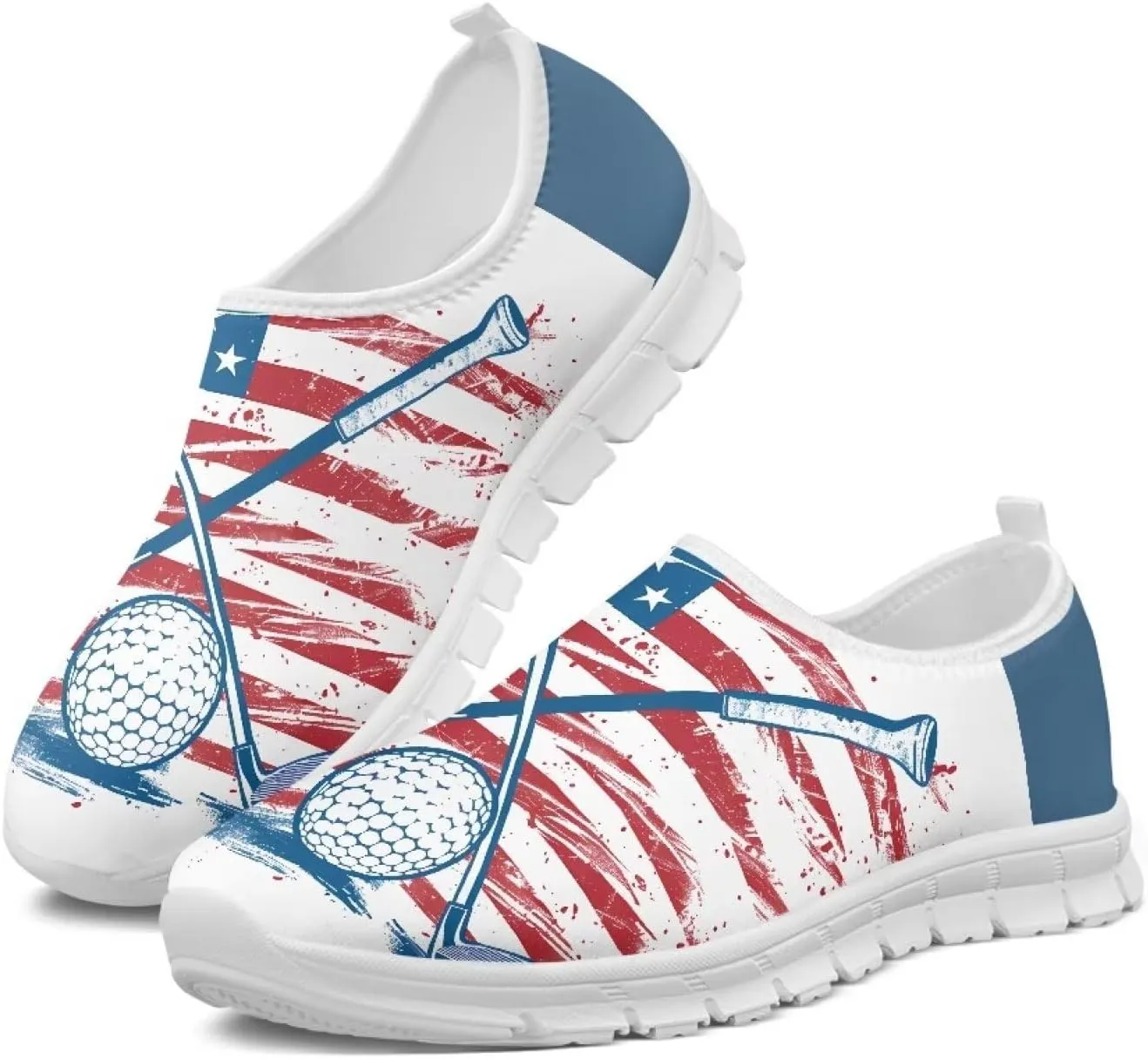 Women’s Outdoor Cycling Canvas Shoes Low Top Fashion Sneakers Slip on Walking Shoe（White Sole）