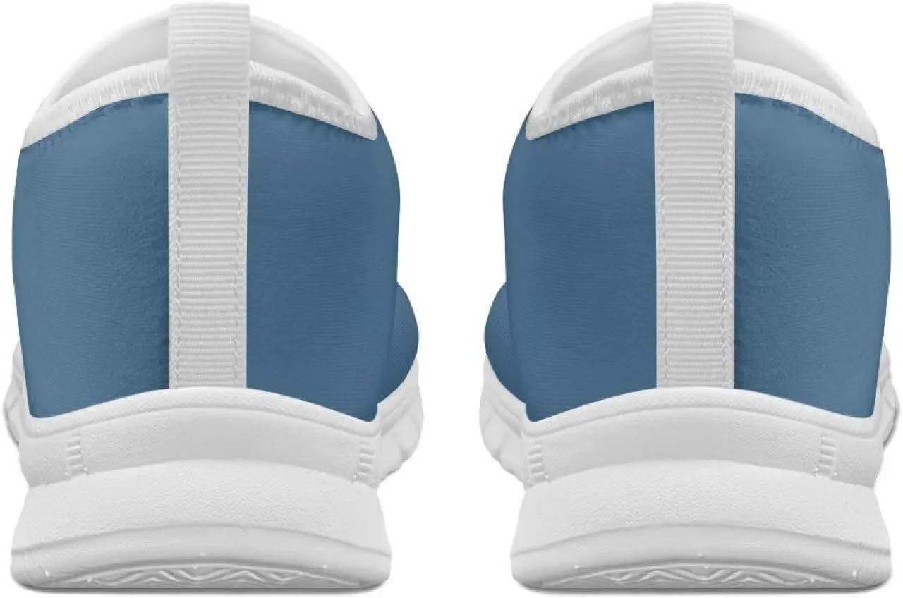 Women’s Outdoor Cycling Canvas Shoes Low Top Fashion Sneakers Slip on Walking Shoe（White Sole）