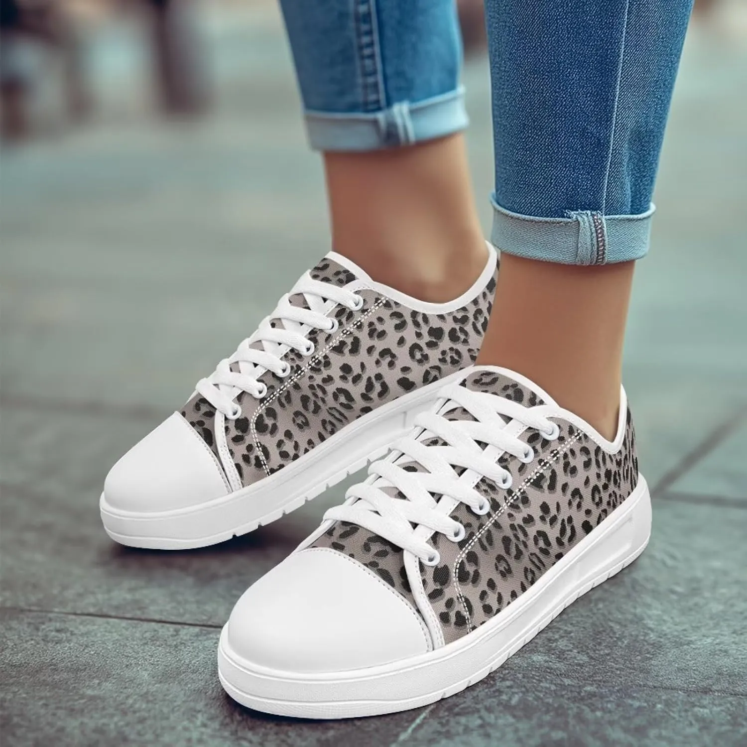 Women’s Slip on Canvas Shoes Classic Arch Support Sneakers Loafers Shoes Casual Fashion Low-Top Slip Ons US 5.5-13.5