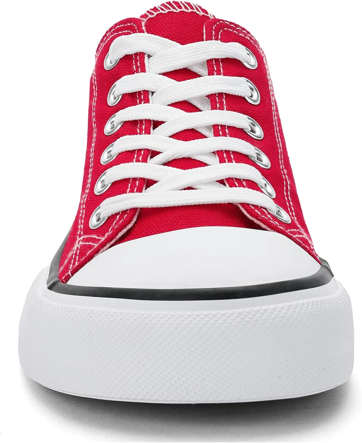 Women's Wide Toe Canvas Tennis Shoes - Casual Fashion Sneakers for Walking & Everyday Wear