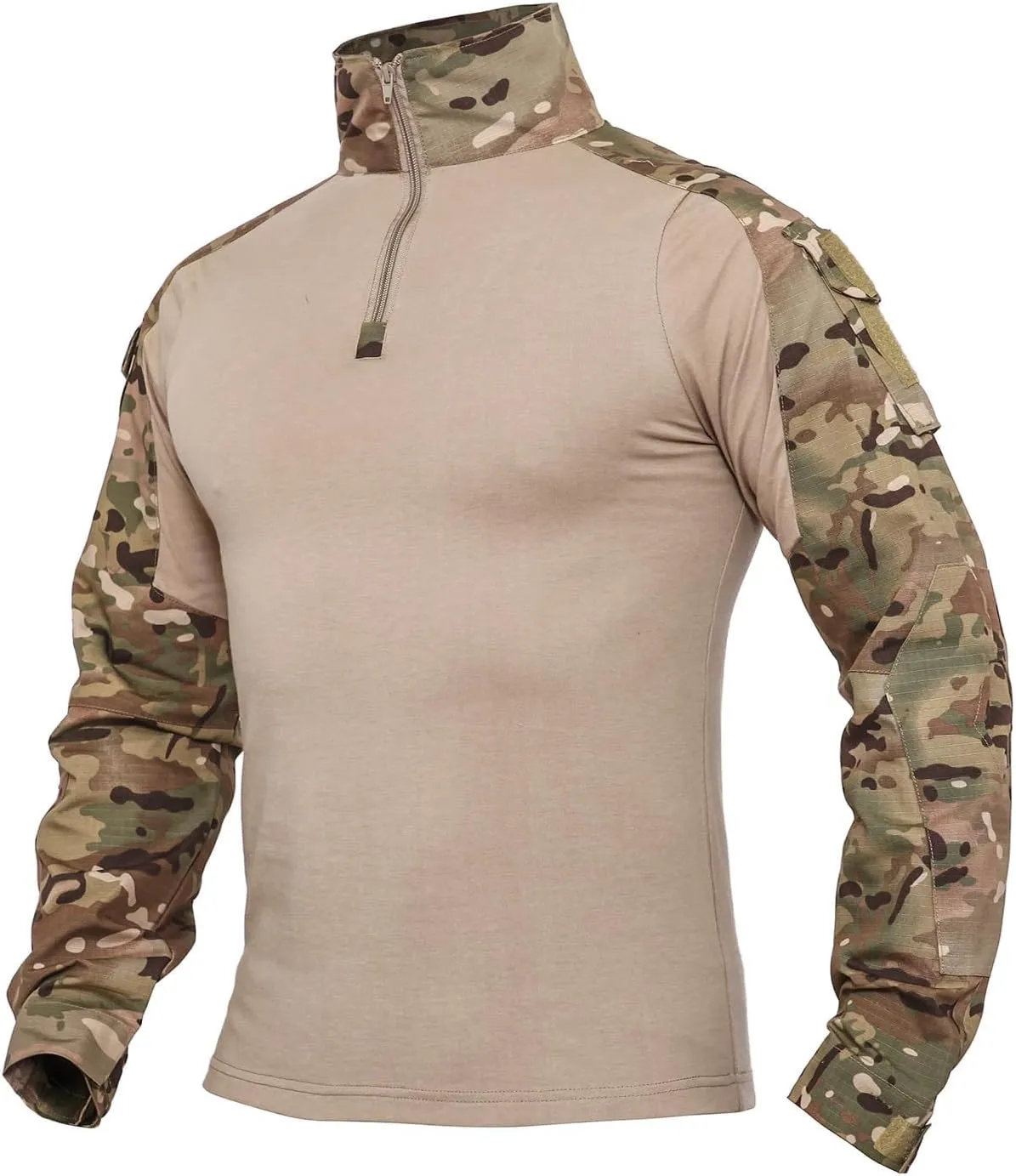 XKTTAC Combat Tactical Shirt for Men with 2-4 Pockets Airsoft-Military-Paintball-Camping Gear Army Security Clothes